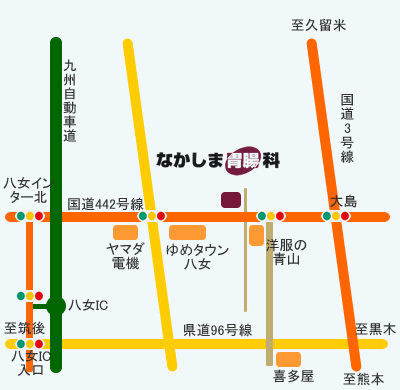 なかしま胃腸科詳細マップ
